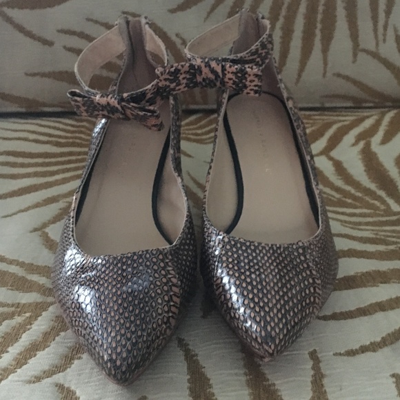 Loeffler Randall Snakeskin Pumps